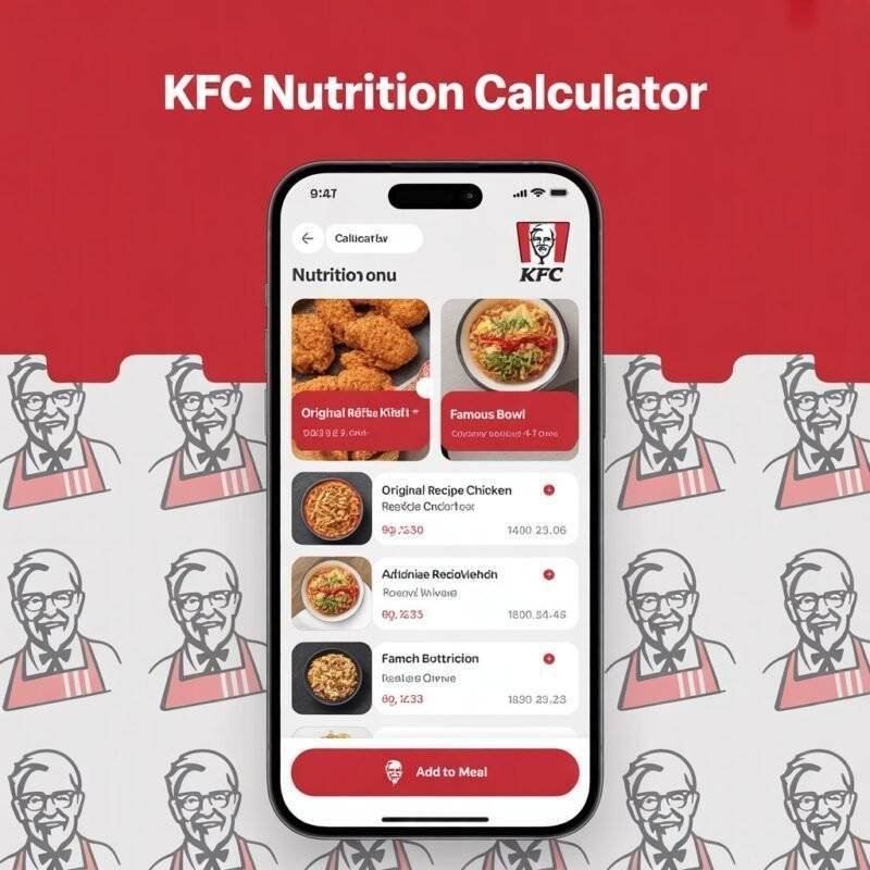 KFC Nutrition Calculator