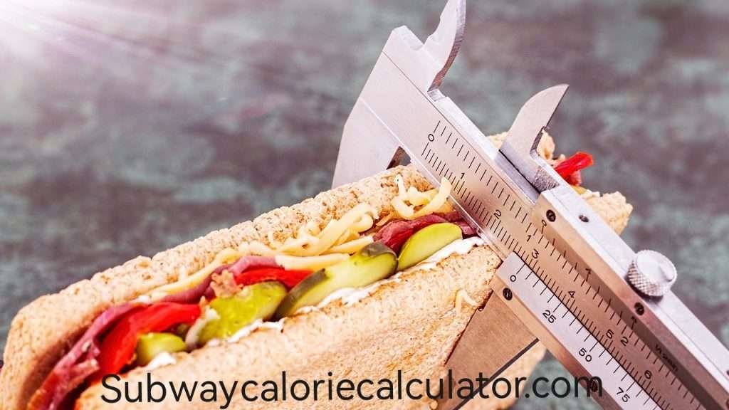 subway calorie calculator uk