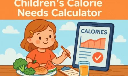 Children's Calorie Needs Calculator