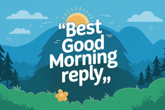 Creative and Heartfelt “Best Good Morning Reply”