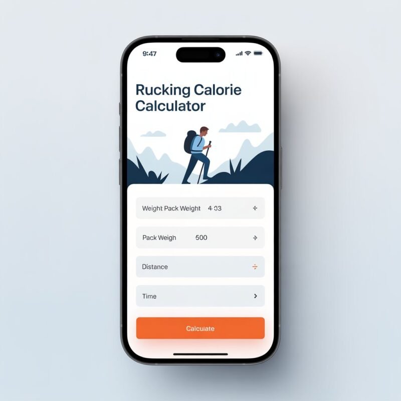 If you’re looking for a rucking calorie calculator that actually gives realistic results, you’re in the right place.