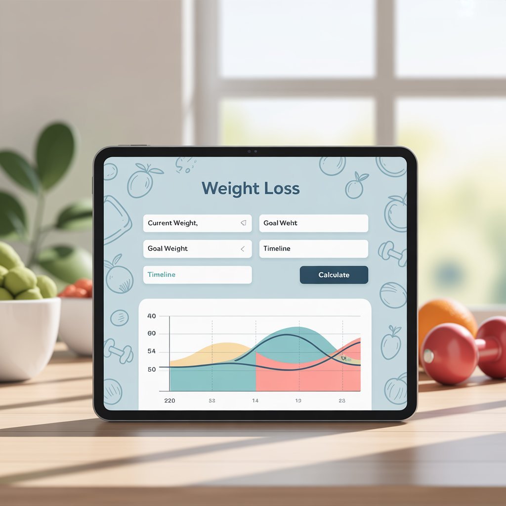 A weight loss calculator helps estimate how many calories your body needs each day and how much you should reduce to lose fat safely.
