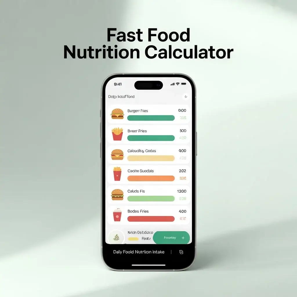 Fast Food Nutrition Calculator – Calories, Macros & Healthy Meal Insights