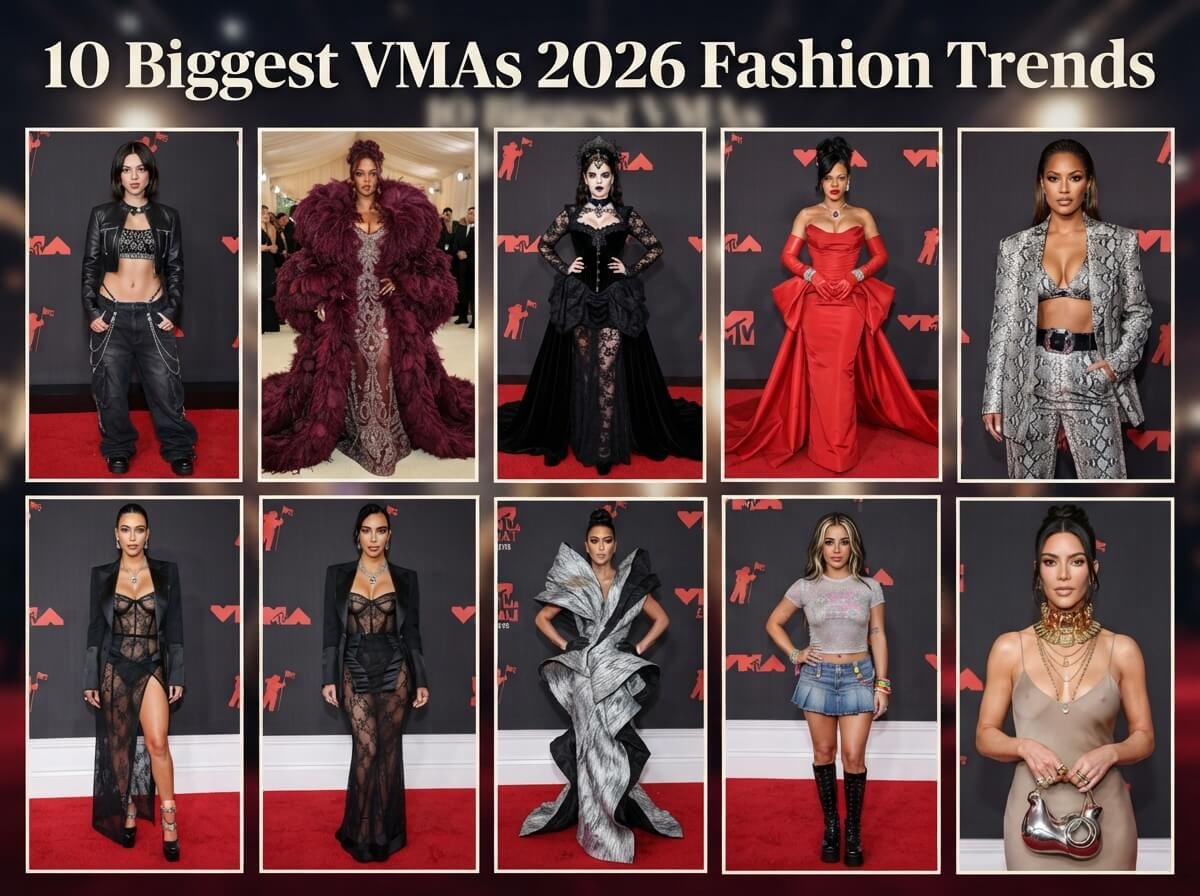 Biggest MTV VMAs 2026 fashion trends from the red carpet