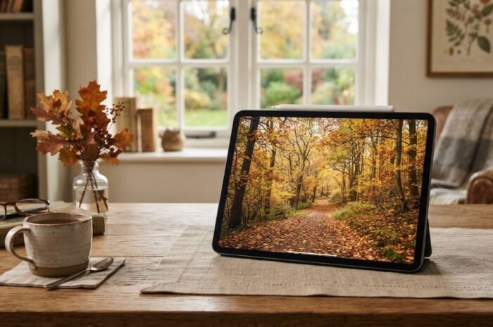 Fond écran iPad automne : 25 idées cosy et tendance