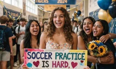 Cute colourful hoco proposal sign idea for homecoming.