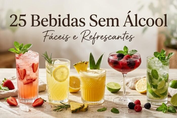 Bebidas Sem Álcool: 25 Receitas Fáceis e Refrescantes
