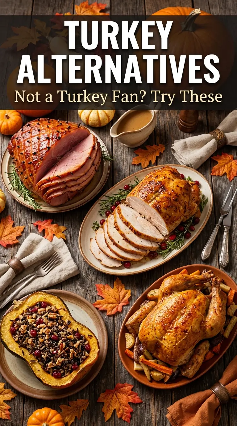 turkey alternatives for thanksgiving dinner main dish ideas